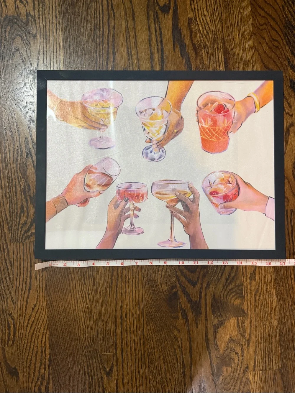 Cheers Art Print - Multicolor Glasses Wall Art by